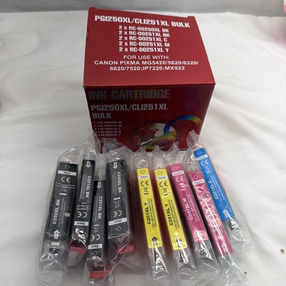 9 Pack PGI-225 CLI-226 Ink Cartride For Canon PIXMA MX712 MX882 MX892 PGI225